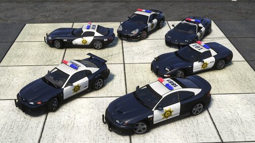 NFSHP2: Class 3 Police pack [Addon / Template / Sounds]