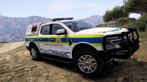 SAPS Ford Ranger K-9 Texture