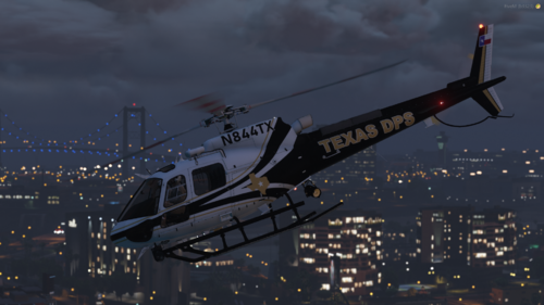 Texas DPS AS350 Helicopter Livery