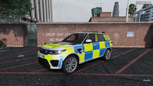 Greater Manchester Police (ARV) - Range Rover SVR 2017 Livery