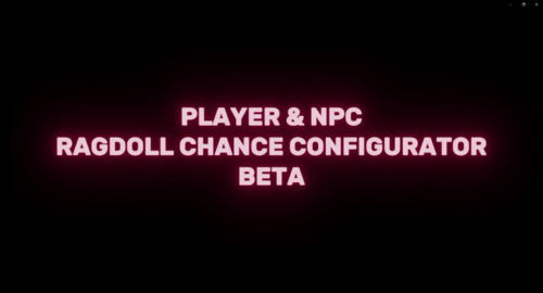 Player & NPC Ragdoll Chance Configurator BETA (MADE BY CHATGPT)