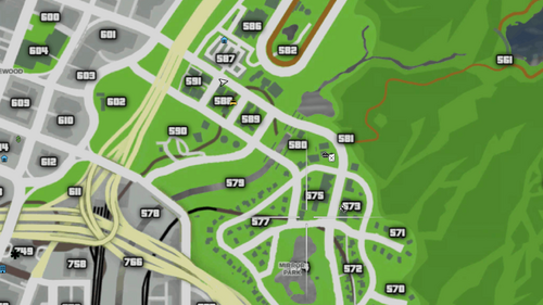 FiveM Map (Color & Postals)