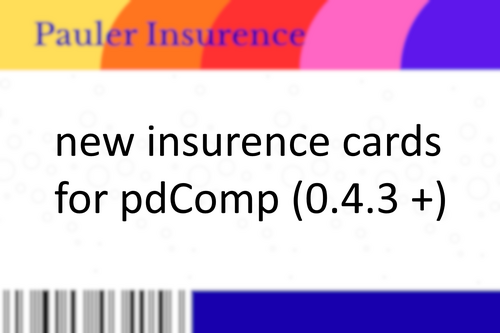 pdComp incurence card | Add-On