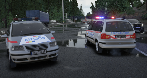 Volkswagen Sharan 1998 | Poliția Română - Direcția Rutieră [ELS / Non-ELS]