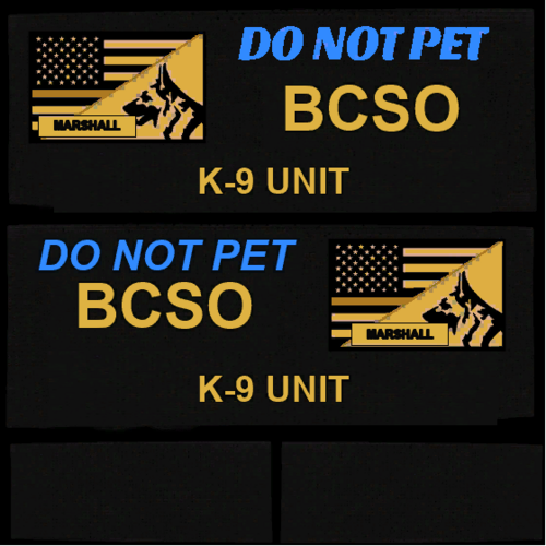 BCSO K-9 vest texture