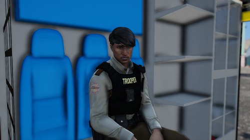 Could contain: clothing, person, human face, building, screenshot, man, protective garment