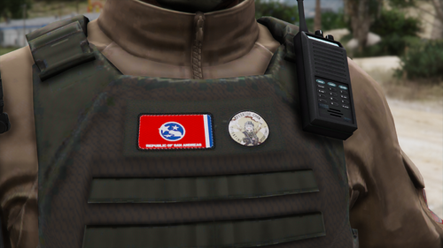 Could contain: clothing, outerwear, person, weapon, outdoor