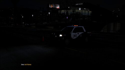 Could contain: vehicle, outdoor, land vehicle, wheel, sky, car, darkness, tire, road, night, transport, truck, dark, street, light, city