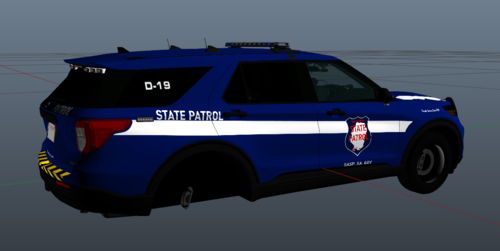 Could contain: vehicle, land vehicle, wheel, tire, text, car, transport, sport utility vehicle, police car, bumper, roof rack, automotive exterior, auto part, police, ford, law enforcement, automotive luggage rack, compact sport utility vehicle, automotive carrying rack, crossover suv, outdoor, emergency