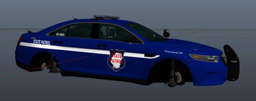 Could contain: vehicle, land vehicle, wheel, tire, police car, car, full-size car, automotive light bulb, transport, auto part, law enforcement, mid-size car, police, blue, outdoor