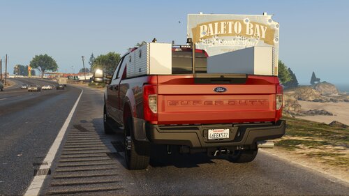 Could contain: outdoor, text, sky, land vehicle, wheel, tire, road, vehicle registration plate, motor vehicle, auto part, truck, car, automotive exterior, commercial vehicle, ground, street, vehicle