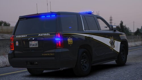 Could contain: vehicle, land vehicle, wheel, transport, outdoor, text, tire, police car, car, emergency vehicle, law enforcement, auto part, emergency service, automotive exterior, roof rack, vehicle registration plate, automotive luggage rack, ford, sport utility vehicle, police, motor vehicle, police van, van, emergency, light