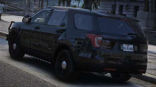 Could contain: vehicle, land vehicle, wheel, text, outdoor, tire, auto part, vehicle registration plate, sport utility vehicle, transport, bumper, automotive exterior, car, compact sport utility vehicle, roof rack, automotive luggage rack, road, motor vehicle, mitsubishi, crossover suv, ford, automotive carrying rack, street, parked, suv, police