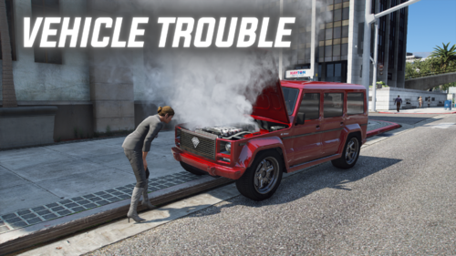 Could contain: wheel, outdoor, land vehicle, tire, vehicle, auto part, automotive tire, ground, building, road, text, automotive wheel system, automotive exterior, transport, red, motor vehicle, tread, car, street, fire, parked