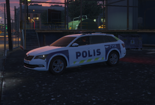 Could contain: vehicle, land vehicle, wheel, outdoor, transport, car, full-size car, mid-size car, tire, road, sedan, police car, street, night