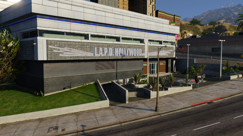 Could contain: outdoor, building, sky, plant, tree, road, grass, street, architecture