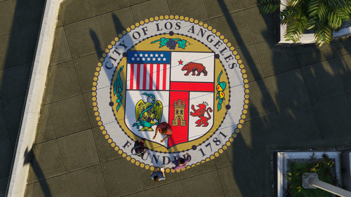 Could contain: outdoor, text, plant, tree, sign, flag