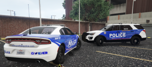 Could contain: vehicle, land vehicle, wheel, text, outdoor, tire, police car, vehicle registration plate, full-size car, auto part, car, mid-size car, building, transport, bumper, ford, automotive light bulb, automotive exterior, road, ford motor company, law enforcement, automotive design, police, blue, street