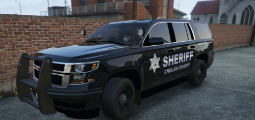 Could contain: vehicle, tire, land vehicle, outdoor, wheel, bumper, auto part, sport utility vehicle, building, transport, grille, automotive exterior, pickup truck, police, parked, car