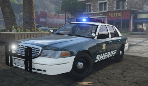 Could contain: vehicle, land vehicle, wheel, text, outdoor, transport, vehicle registration plate, tire, full-size car, police car, law enforcement, police, auto part, grille, bumper, ford crown victoria police interceptor, ford, street, ground, car, parked