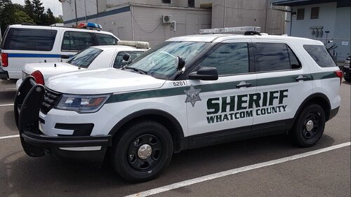 Could contain: vehicle, land vehicle, text, wheel, tire, police, transport, outdoor, bumper, auto part, motor vehicle, vehicle registration plate, automotive exterior, sport utility vehicle, ford, compact sport utility vehicle, fender, police car, automotive tire, ford motor company, emergency vehicle, law enforcement, emergency service, car, road, street, suv