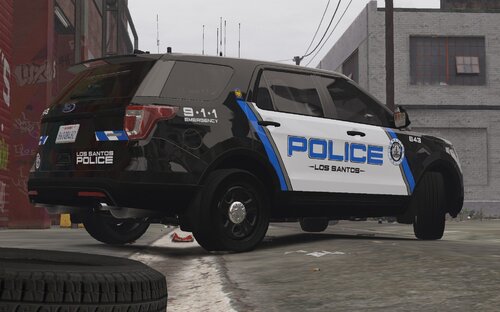 Could contain: tire, vehicle, wheel, land vehicle, text, outdoor, transport, auto part, building, motor vehicle, automotive exterior, automotive tire, car, road, police, fender, street, parked, ground, truck