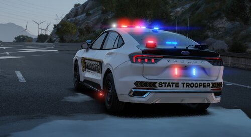 Could contain: vehicle, land vehicle, text, wheel, outdoor, transport, tire, bumper, automotive light bulb, road, auto part, vehicle registration plate, automotive design, ford, full-size car, mid-size car, automotive lighting, subaru, car, police car, automotive exterior, ford motor company, mitsubishi, driving