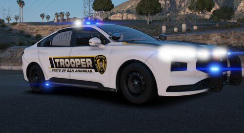 Could contain: vehicle, land vehicle, wheel, transport, outdoor, car, full-size car, police car, law enforcement, automotive light bulb, bumper, auto part, road, police