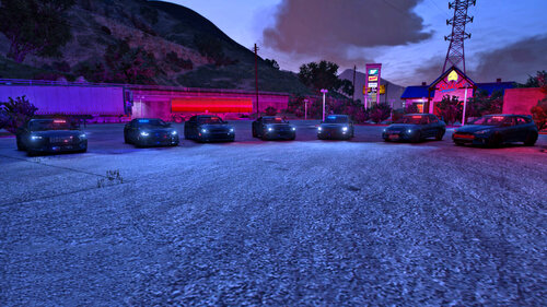 Could contain: sky, outdoor, land vehicle, wheel, vehicle, cloud, tire, ground, road, truck, auto part, car, mountain, parked, light, night, street, landscape