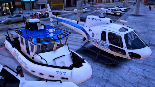 Could contain: vehicle, transport, boat, ship, outdoor, ground, parked, helicopter