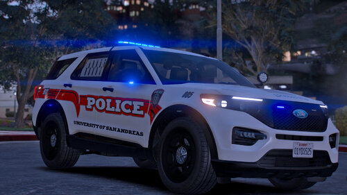 Could contain: vehicle, land vehicle, wheel, outdoor, transport, tire, text, car, police car, emergency vehicle, auto part, bumper, emergency service, ford, law enforcement, automotive light bulb, ford motor company, police, road, rally, street, light