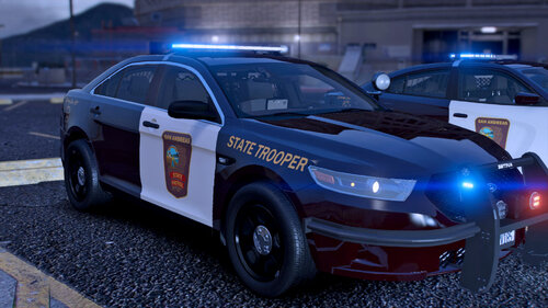 Could contain: vehicle, land vehicle, wheel, tire, text, police car, full-size car, car, law enforcement, police, transport, mid-size car, auto part, road, automotive light bulb, outdoor, emergency service, bumper, subaru, ford motor company, ford