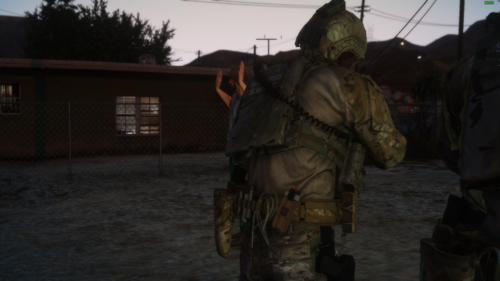 Could contain: sky, outdoor, weapon, clothing, person