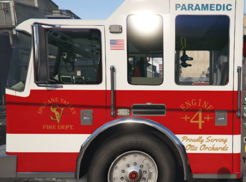 Could contain: transport, vehicle, text, wheel, land vehicle, outdoor, emergency vehicle, emergency service, auto part, fire department, mode of transport, firefighter, fire apparatus, emergency, service, commercial vehicle, fire, motor vehicle, rescue, tire, red, truck, parked