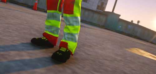 Could contain: footwear, sky, outdoor, ground, person, street