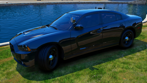 Could contain: vehicle, land vehicle, wheel, grass, tire, outdoor, transport, hood, blue, car