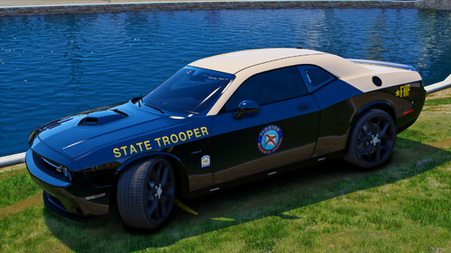 Could contain: vehicle, land vehicle, wheel, grass, outdoor, tire, sports car, transport, hood, car, lake