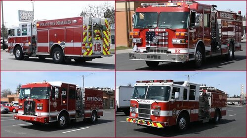 Could contain: vehicle, fire, land vehicle, emergency service, fire department, transport, truck, wheel, firefighter, emergency vehicle, fire apparatus, outdoor, emergency, rescue, fire station, service, department, red, engine