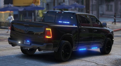 Could contain: vehicle, tire, land vehicle, wheel, auto part, bumper, outdoor, automotive exterior, road, automotive tire, sport utility vehicle, text, automotive side marker light, pickup truck, automotive tail & brake light, fender, vehicle registration plate, automotive lighting, hardtop, motor vehicle, street, ground, car, police, parked