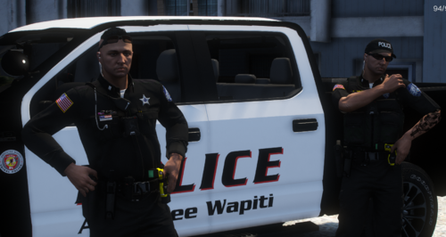 Could contain: person, vehicle, clothing, outdoor, law enforcement, land vehicle, security, police, police officer, officer, man, van, people