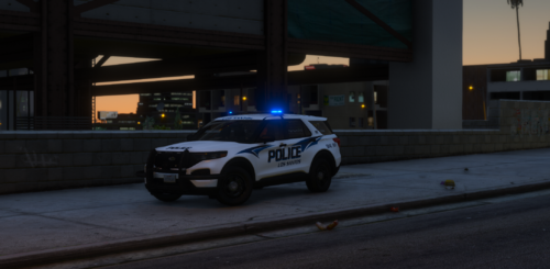 Could contain: vehicle, land vehicle, wheel, outdoor, transport, building, tire, car, road, police car, police, street, light