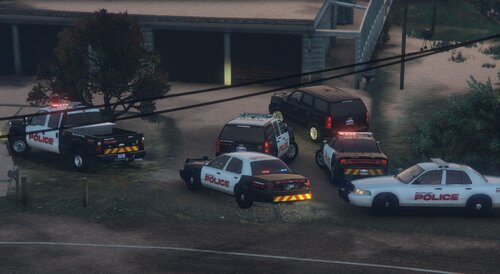 Could contain: vehicle, land vehicle, outdoor, wheel, transport, tire, tree, road, emergency service, emergency vehicle, vehicle registration plate, auto part, mode of transport, street, police, car, emergency, ground