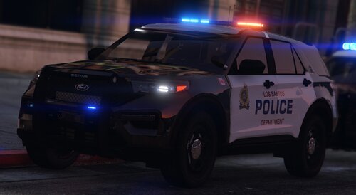 Could contain: vehicle, land vehicle, wheel, tire, transport, car, police car, law enforcement, auto part, ford, outdoor, automotive exterior, text, sport utility vehicle, bumper, emergency service, emergency vehicle, automotive lighting, motor vehicle, ford motor company, police, street, light