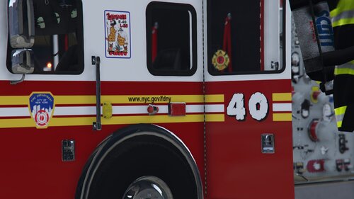 Could contain: firefighter, emergency service, fire, emergency vehicle, fire department, emergency, fire apparatus, vehicle, rescue, wheel, service, land vehicle, fire station, text, transport, outdoor, engine