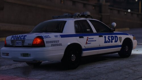 Could contain: vehicle, land vehicle, text, wheel, transport, police car, law enforcement, police, outdoor, ford crown victoria police interceptor, vehicle registration plate, full-size car, emergency service, tire, ford, emergency vehicle, road, street, car, ground