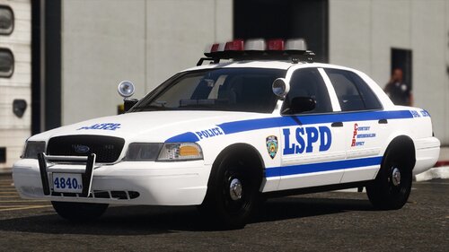 Could contain: vehicle, land vehicle, wheel, text, law enforcement, police car, transport, full-size car, ford crown victoria police interceptor, emergency service, emergency vehicle, vehicle registration plate, outdoor, car, police