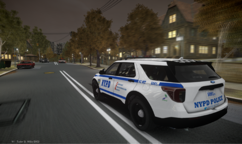 Could contain: vehicle, land vehicle, wheel, outdoor, transport, tire, text, road, car, police car, auto part, street, police, vehicle registration plate, automotive exterior, law enforcement, sport utility vehicle