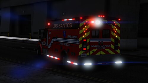 Could contain: firefighter, emergency service, vehicle, fire department, fire apparatus, emergency vehicle, transport, fire, emergency, light, truck, outdoor, ambulance, night