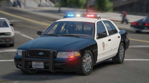 Could contain: vehicle, land vehicle, wheel, outdoor, tire, text, road, vehicle registration plate, full-size car, sedan, mid-size car, police, auto part, sports sedan, ford crown victoria police interceptor, bumper, law enforcement, transport, executive car, street, car