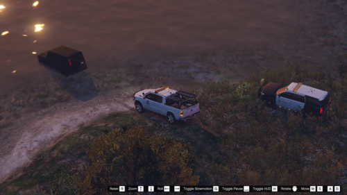 Could contain: vehicle, land vehicle, screenshot, outdoor, wheel, pc game, car, transport, grass, ground, military vehicle, jeep